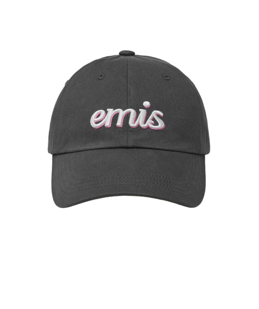 EMIS LAYERED LOGO BALL CAP-CHARCOAL (Preorder)