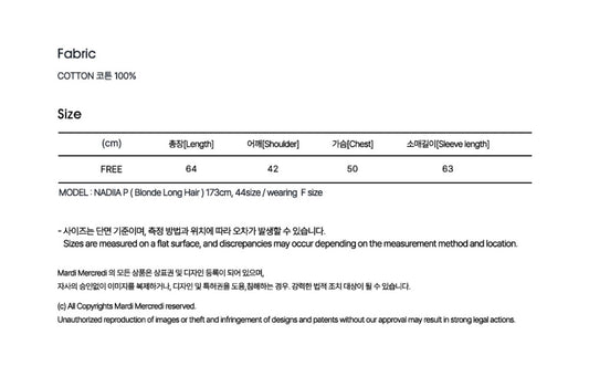 Mardi Mercredi TSHIRT LONG SLEEVE FLOWERMARDI JARDIN_BLACK IVORY(Instock)