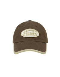 EMIS BEIGE TRIMMING BALL CAP-BROWN(Preorder)