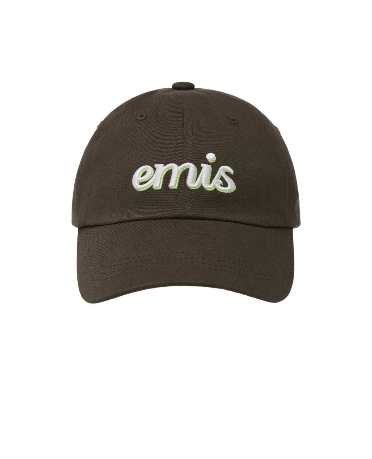 EMIS LAYERED LOGO BALL CAP-BROWN (Preorder)