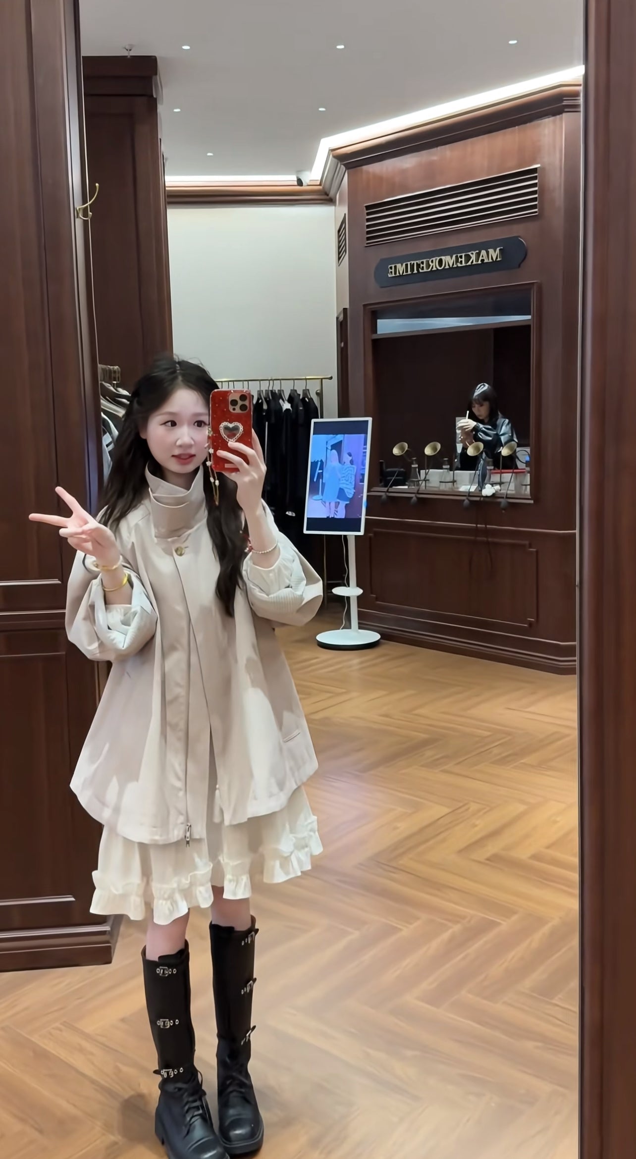 Kelly Designs Oversize Two Colors Cape Trench Coat (Instock)