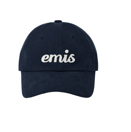 EMIS APPLIQUE BALL CAP-NAVY (Preorder）