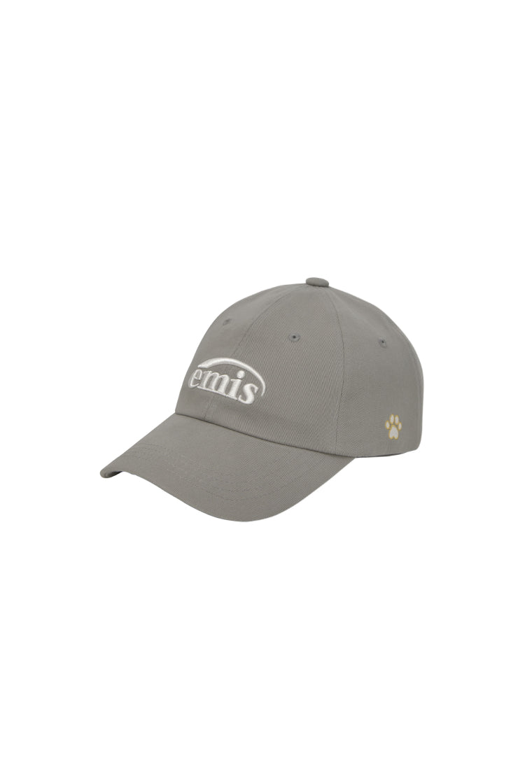 EMIS FOOT PRINT BALL CAP-GRAY(Instock）