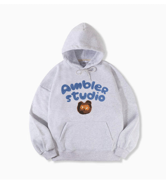 Ambler Lighting bear Oatmeal Hoodie(Preorder)