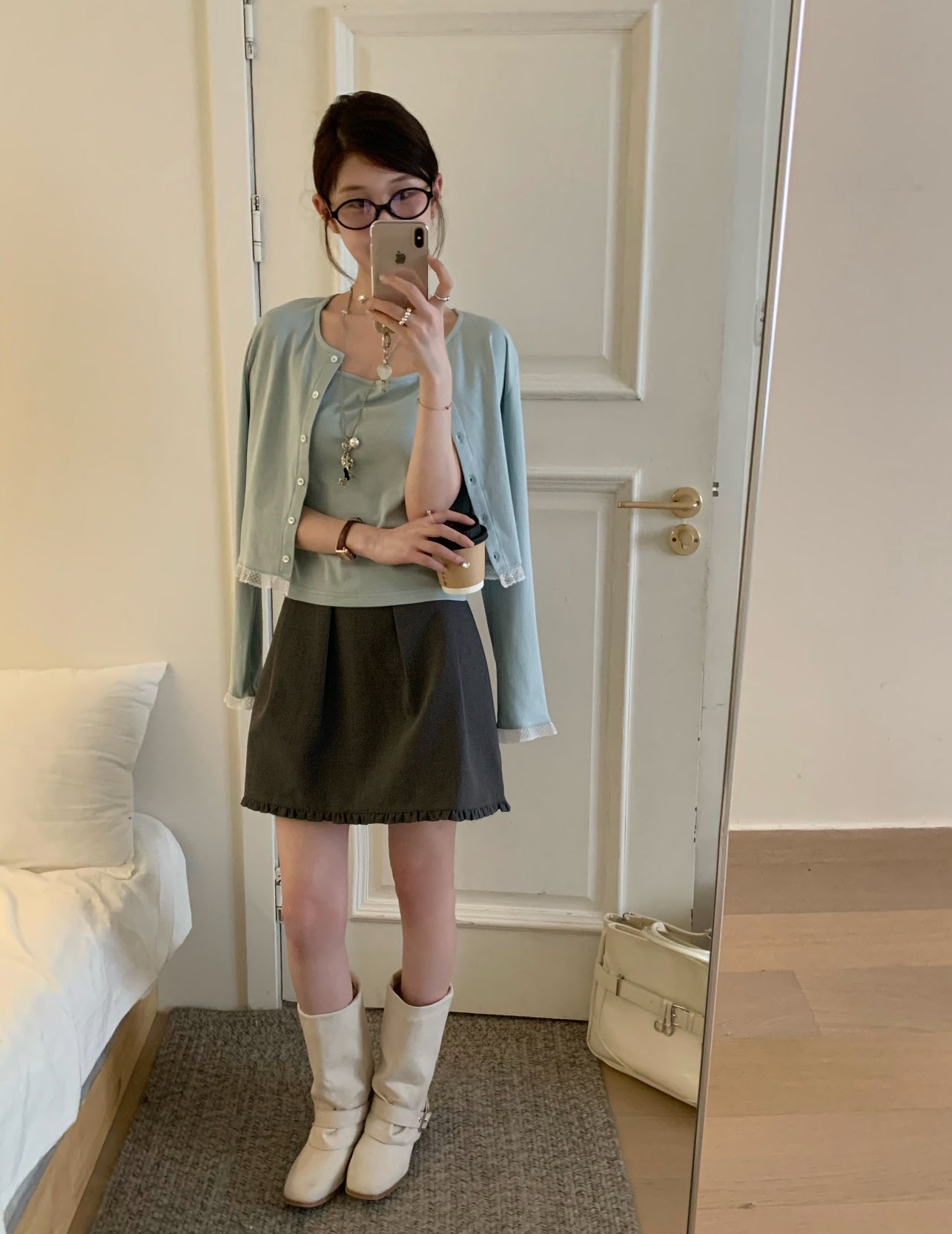 Kelly Designs Three Colors Cami Top and Cardigan Set (Instock)