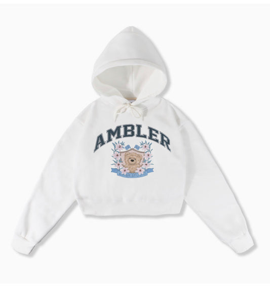 Ambler Blossom bear Cream Sweatshirt(Preorder)