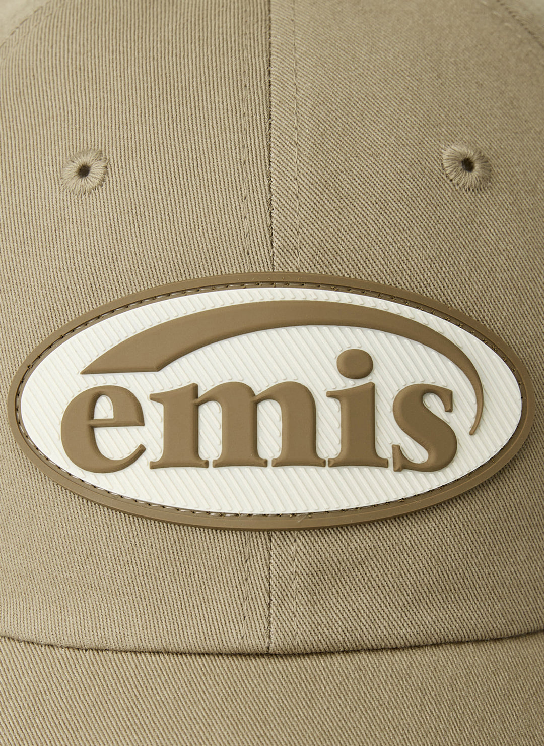 EMIS RUBBER PATCH BALL CAP-BEIGE (Instock)