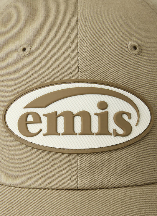 EMIS RUBBER PATCH BALL CAP-BEIGE (Instock)