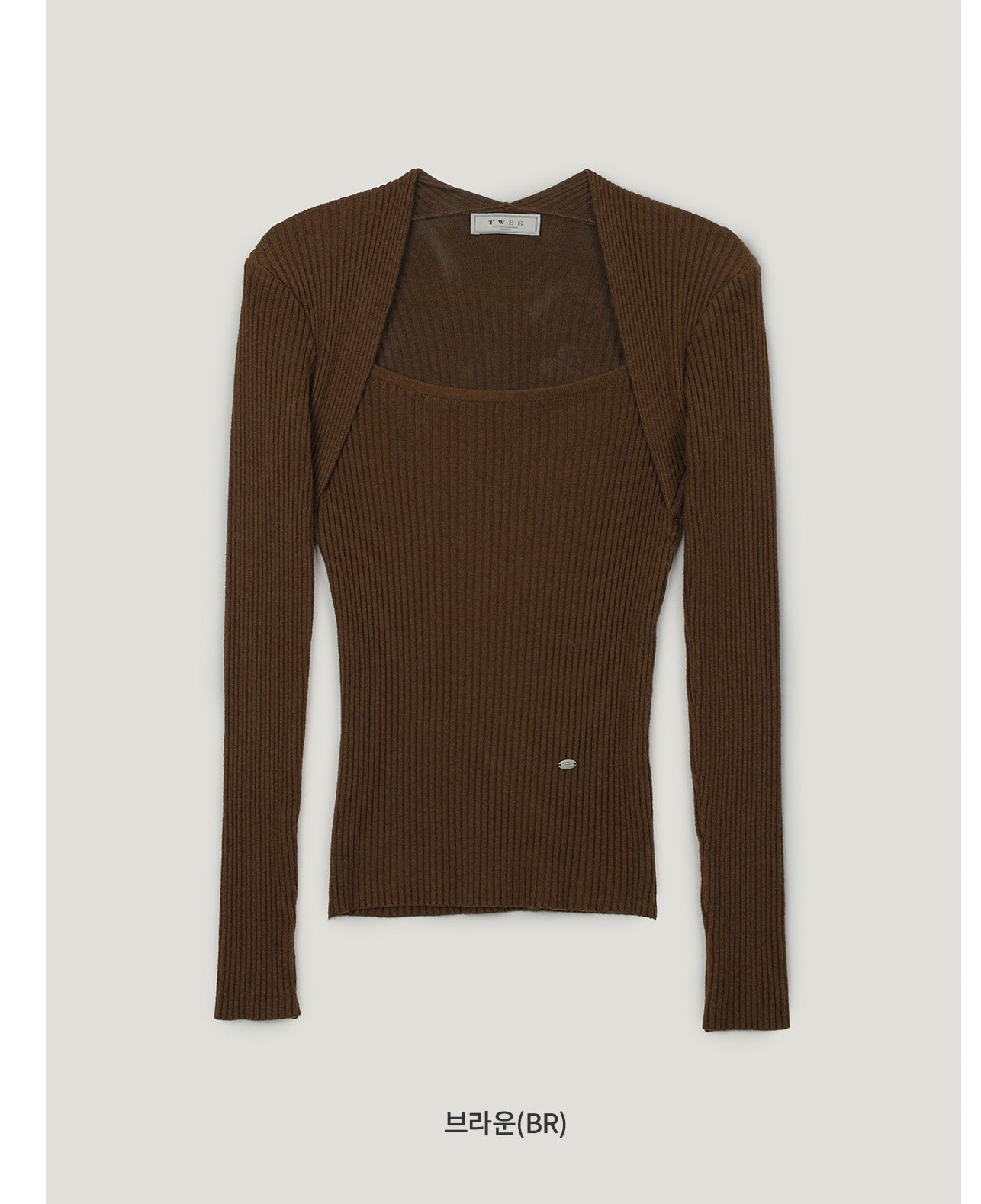 Korean Collection Inlet Bolero Long Sleeves Knit 4 Colors (Instock)