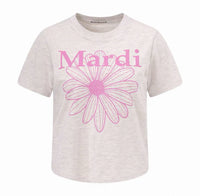 Mardi Mercredi SLIM TSHIRT_ OATMEAL PINK(Instock)