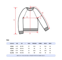 Mardi Mercredi Kids Sweatshirt Flowermardi_Navy Yellow(Preorder)