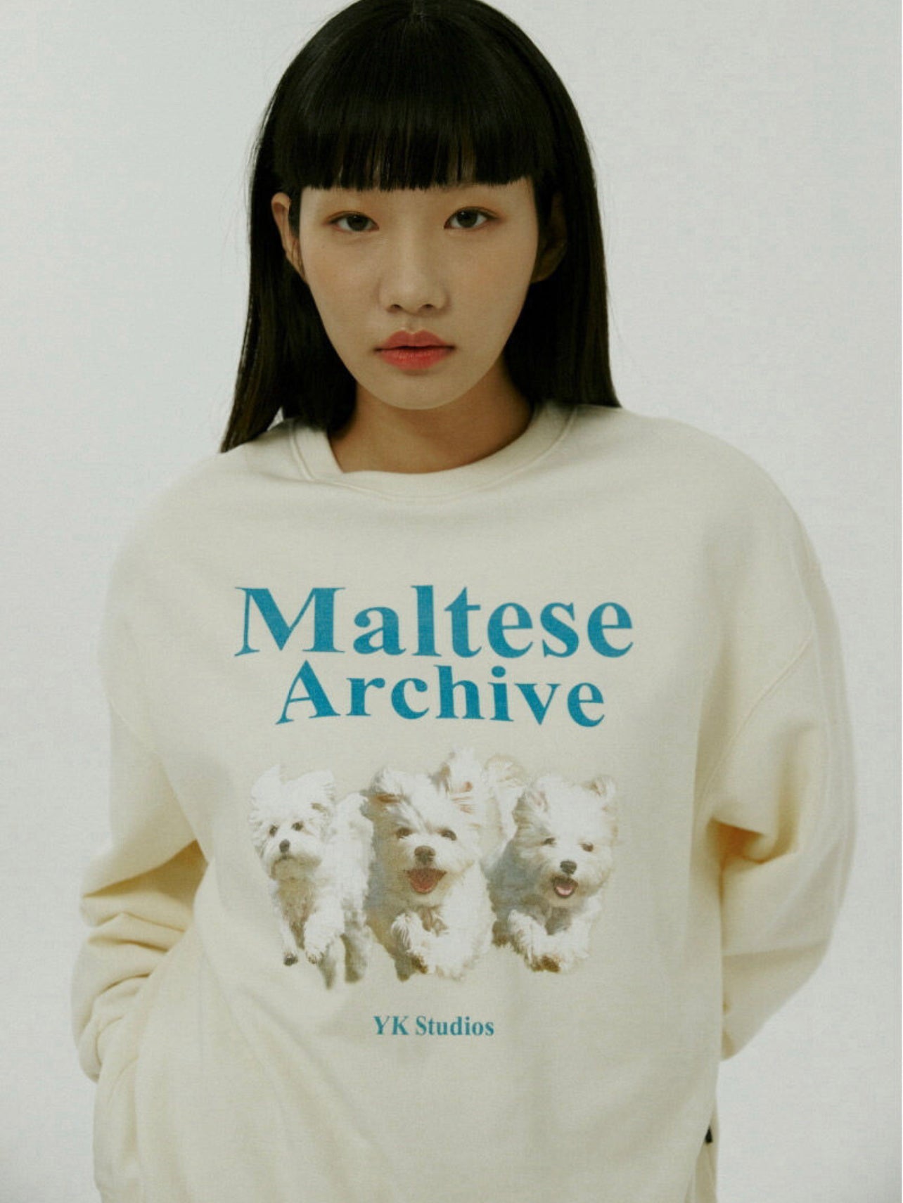 Waikei Maltese Archive Sweatshirt_Cream(Preorder)