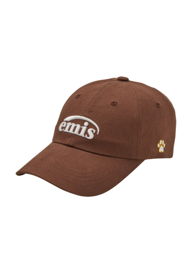 EMIS FOOT PRINT BALL CAP- BROWN(Preorder)