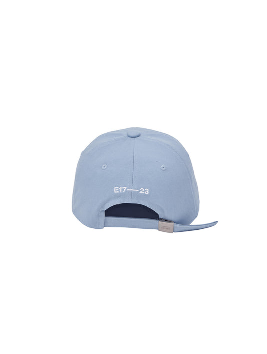 TONE ON TONE WAPPEN BALL CAP-SKY BLUE(Preorder)