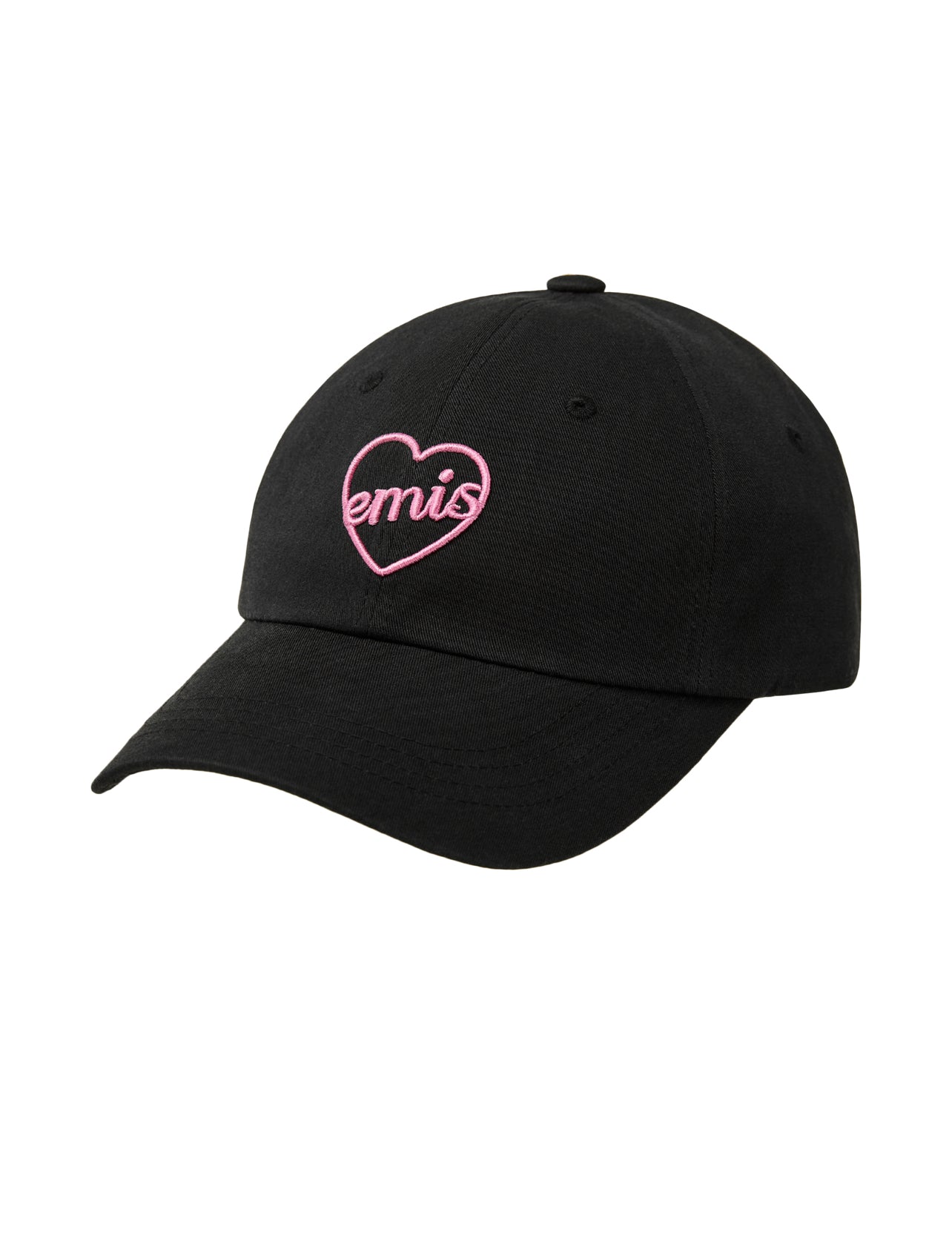 EMIS HEART BALL CAP-BLACK/PINK (Instock)