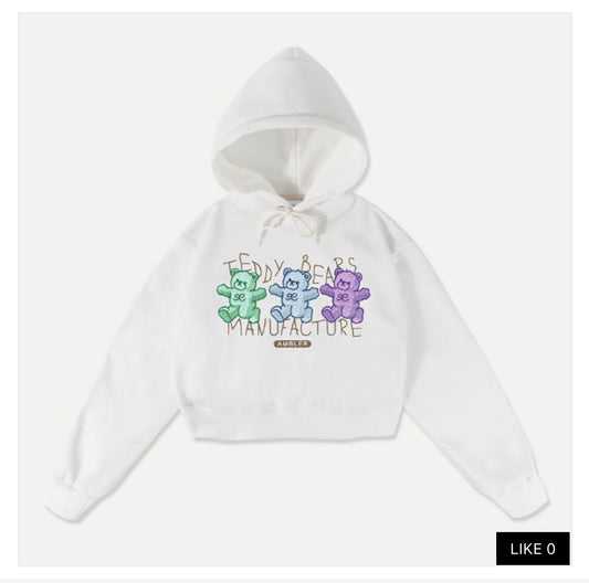 Ambler TEDDY BEAR CLUB White Sweatshirt(Preorder)