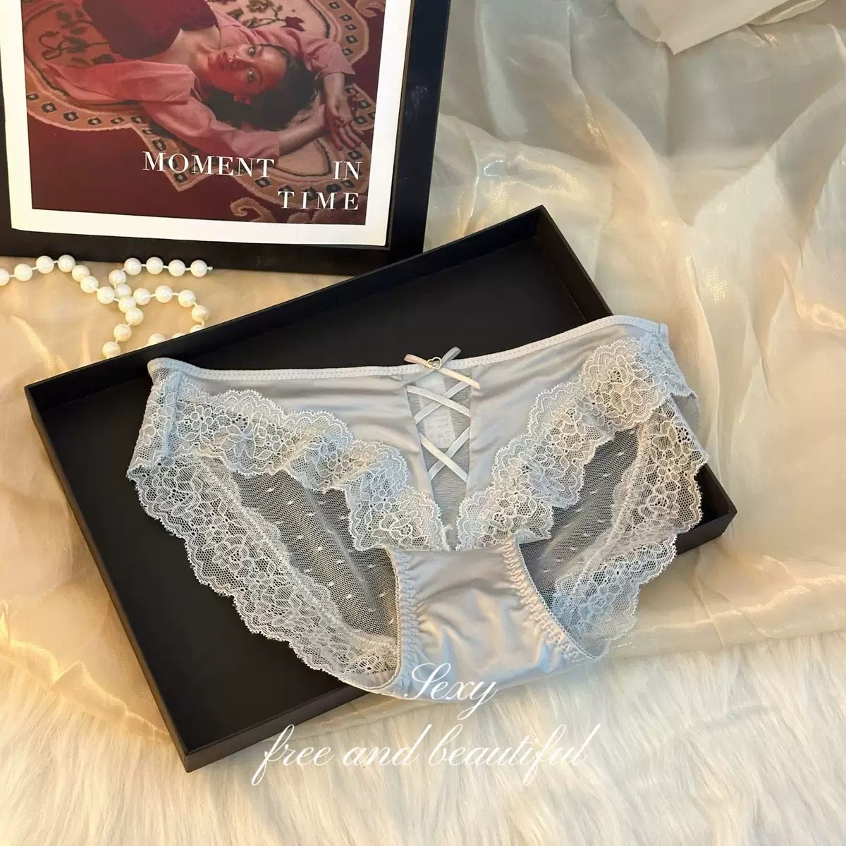 Kelly Designs Blue Lace Underwear(Instock)