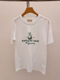 Korean APM Collection Pear White Tshirt (Instock)