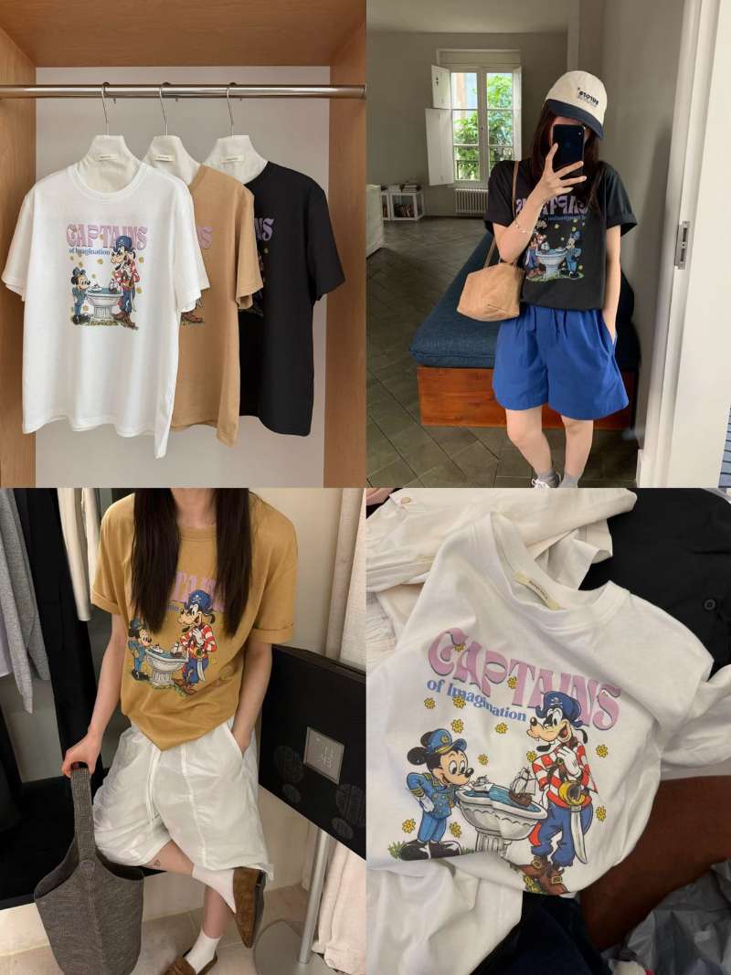 T-shirt Kelly Designs Cartoons - 2 couleurs (En stock)