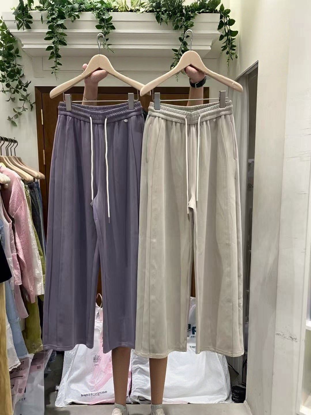 Korean APM Collection Softream Pants - Purple (Instock)