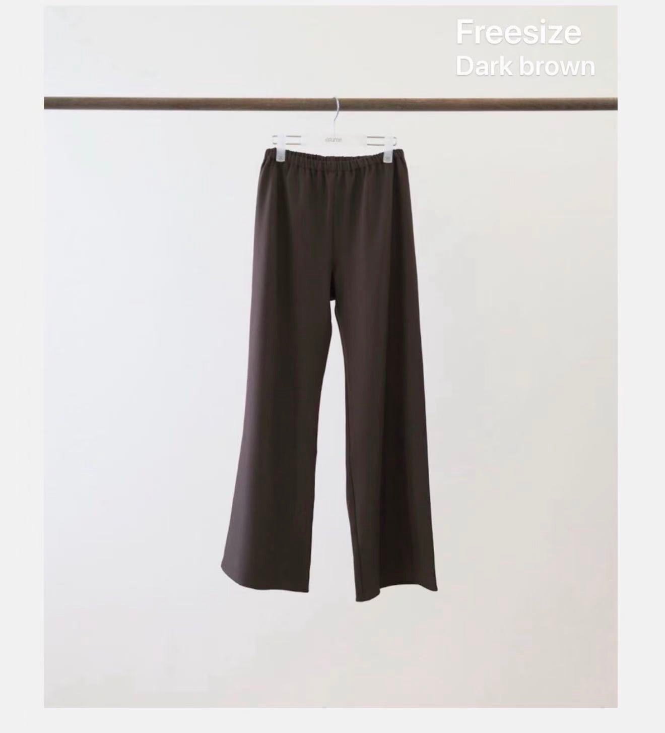 Korean APM Collection Erume Spring Brown Pants (Instock)