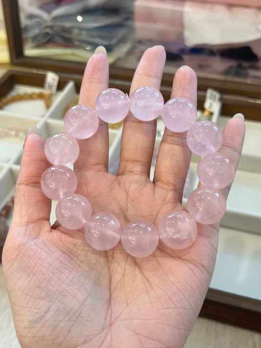 Kelly Designs Natural Pink Crystal Bracelet (Instock)