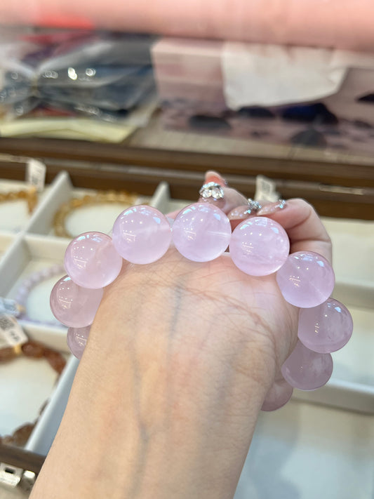 Kelly Designs Natural Pink Crystal Bracelet (Instock)