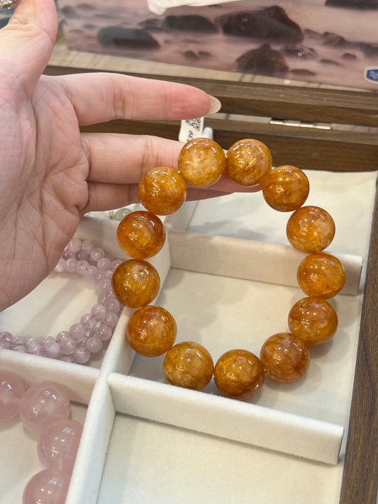 Kelly Designs Natural Gold Crystal Bracelet (Instock)