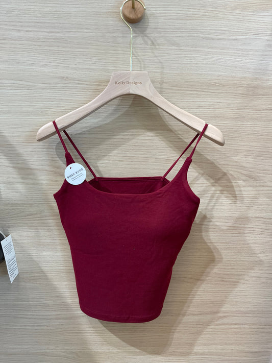 Kelly Designs Wine Fleece Bra Top(Instock)