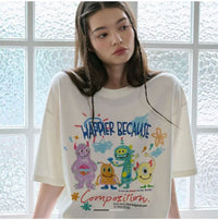 Korean Brand Happy Monster Tshirt (Preorder)