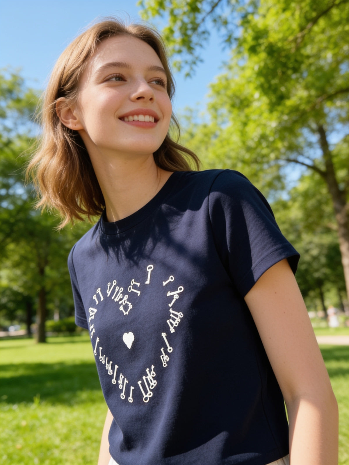 Kelly Designs Navy Letter TShirt (Instock)
