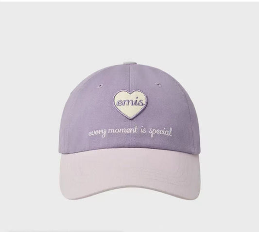 EMIS TONE ON TONE WAPPEN BALL CAP-Purple(Instock)