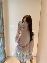 Kelly Designs Shiny Letters Off Shoulder Top (Instock)