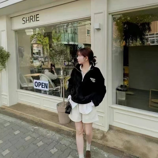 Korean APM Collection Two Colors Corduroy Winter Shorts (Instock)