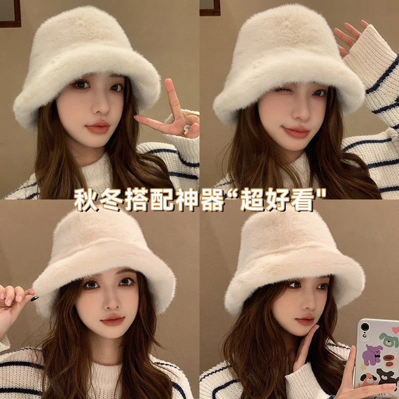 Kelly Designs Faux Fur Winter Bucket Hat (Instock)