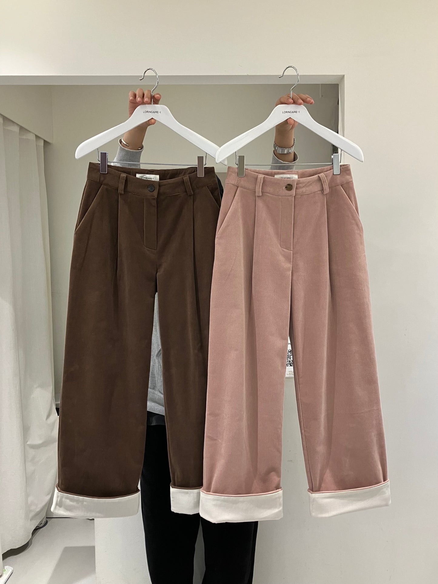 Korean APM Collection Napping Brown Pants (Instock)