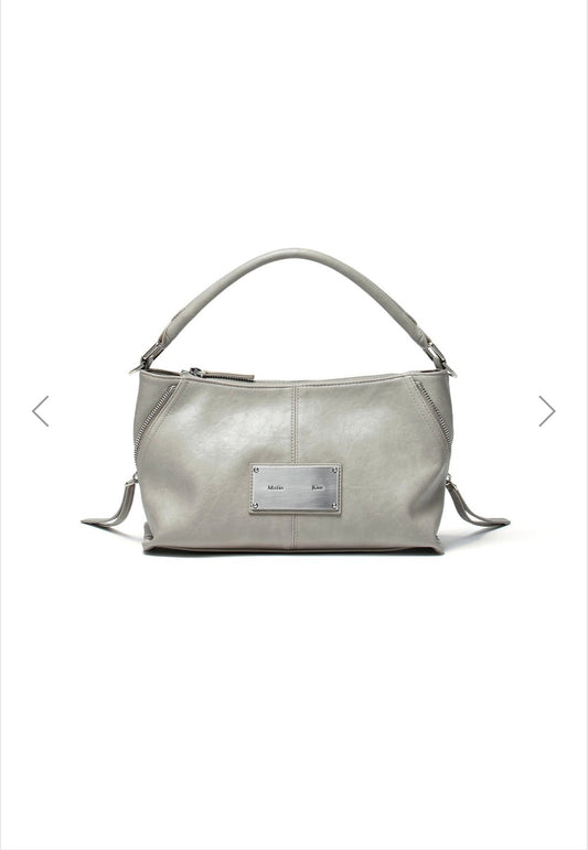 MATIN KIM SIDE ZIPPER TWO WAY BAG IN GREY
 (Instock)