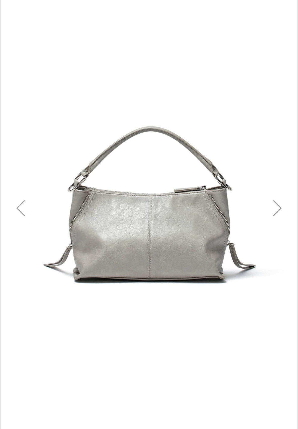 MATIN KIM SIDE ZIPPER TWO WAY BAG IN GREY
 (Instock)