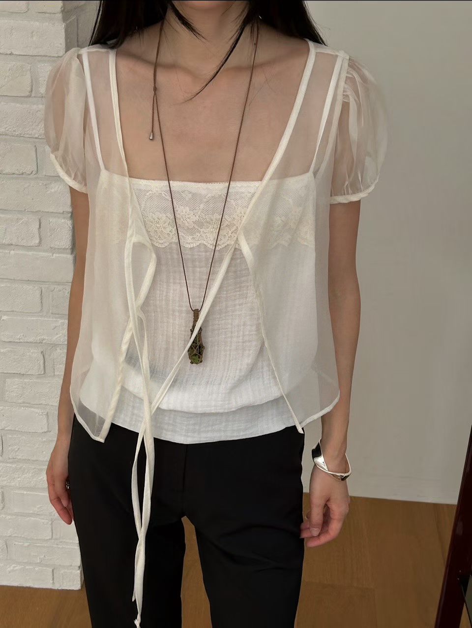 Korean APM collection White Shirt (Instock)