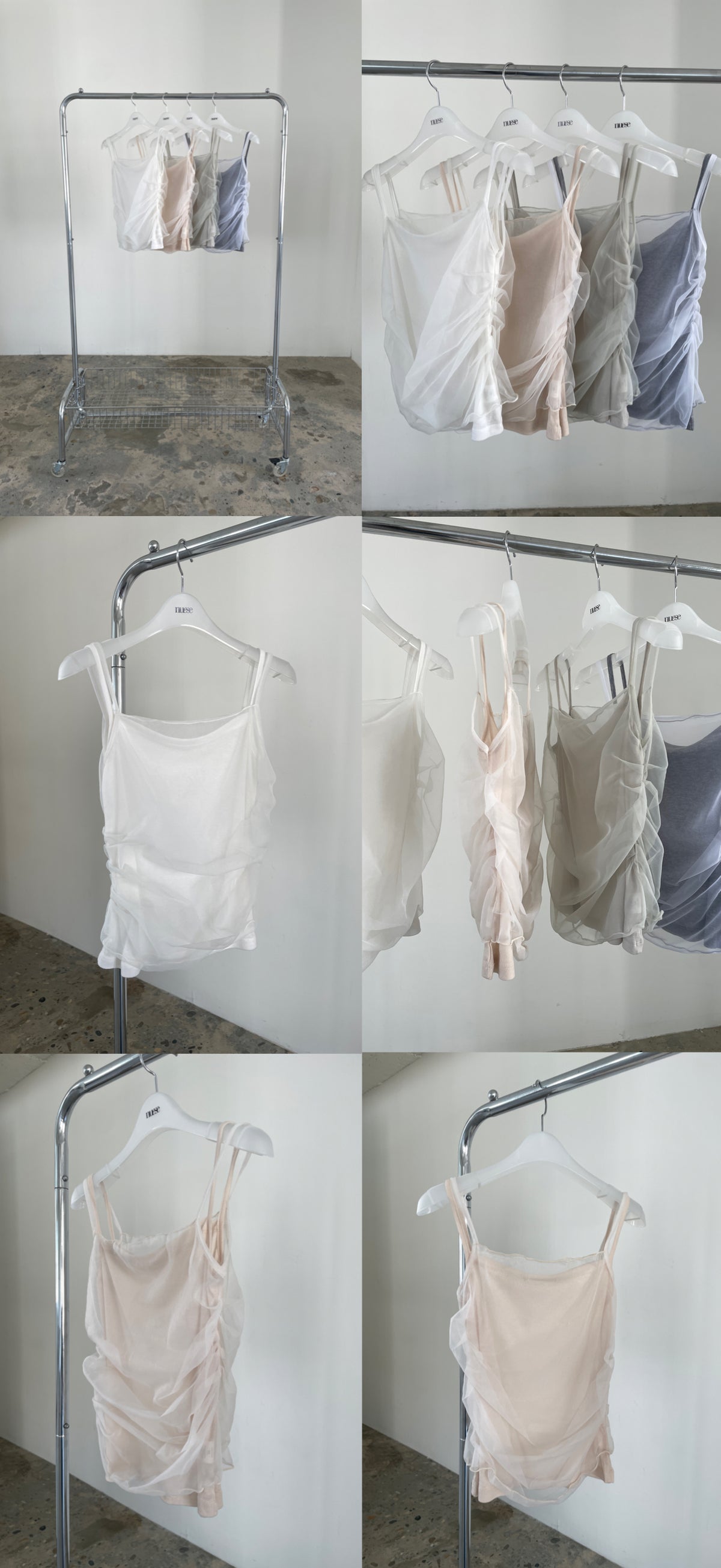 Korean APM Collection Layer Cami Top - 2 Colors (Instock)