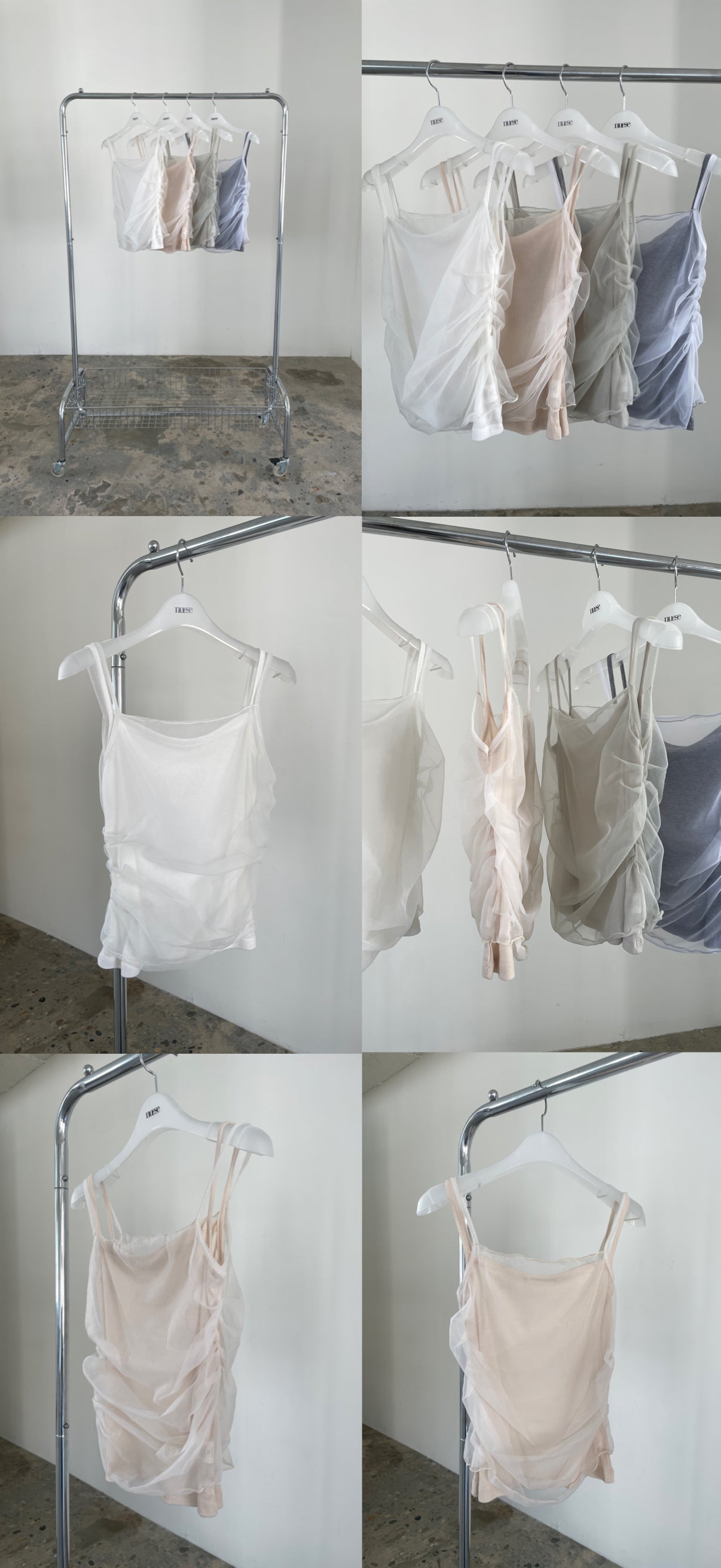 Korean APM Collection Layer Cami Top - 2 Colors (Instock)