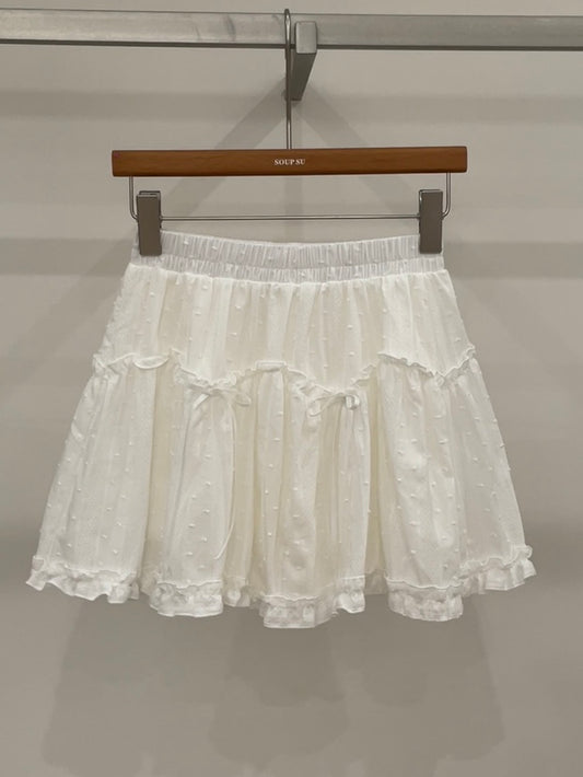 Kelly Designs Polka Dot Lace Trim Tshirt (Instock)