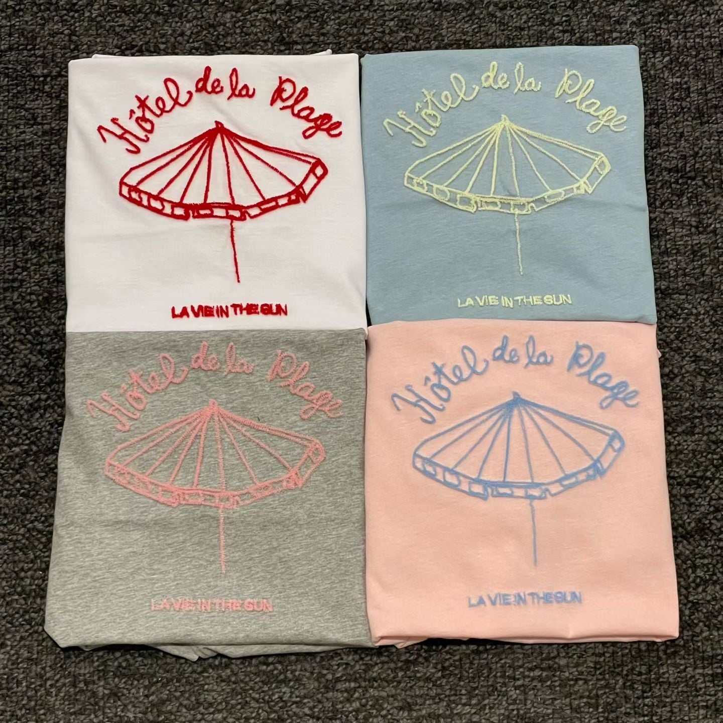 Korean APM Collection Cartoons Umbrella Tshirt (Instock)