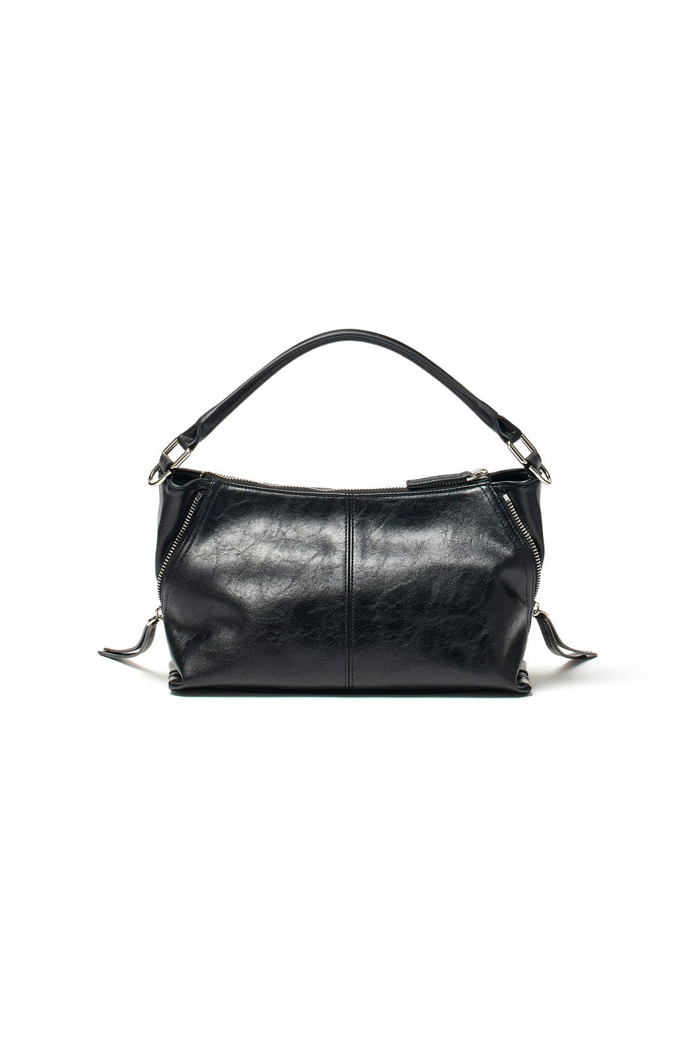 Matin Kim SIDE ZIPPER TWO WAY BAG IN BLACK SMALL (Coming Soon)