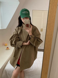 Kelly Designs Chic D-Ring Belted Short Trench (Instock)