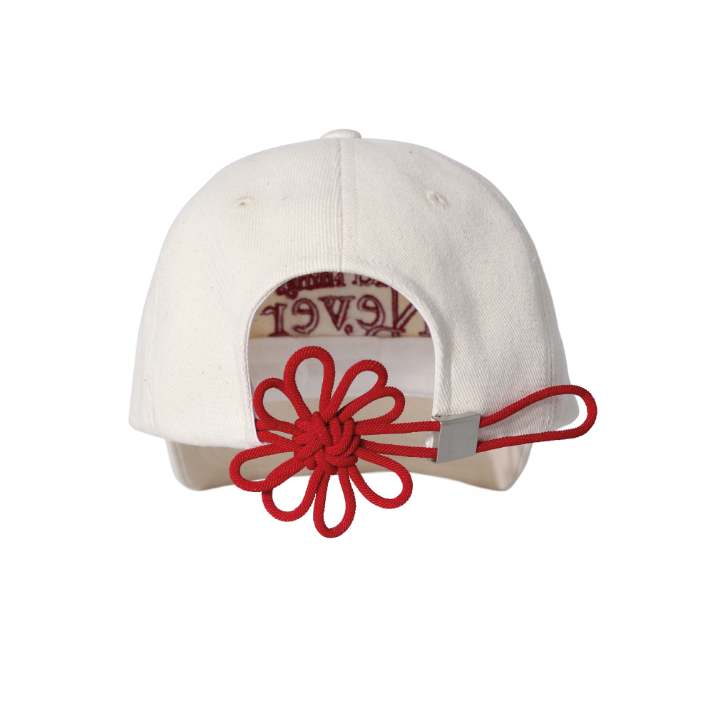 Korean Collection Ongo FLOWER KNOT CAP -RED (Preorder)