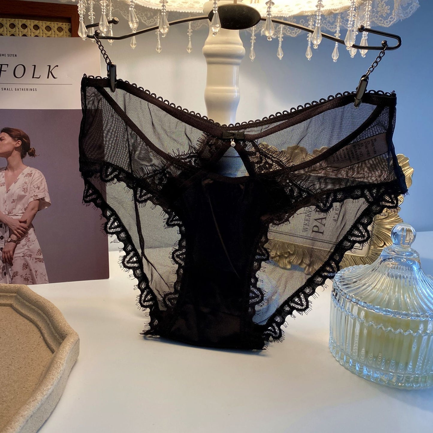 Kelly Designs Black Lace Underwear(Instock)