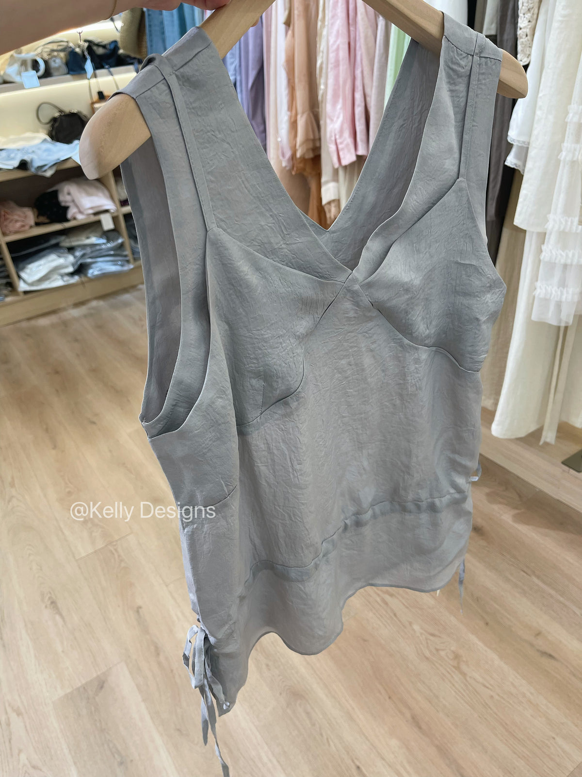 Korean APM Collection Grey Top (Instock)