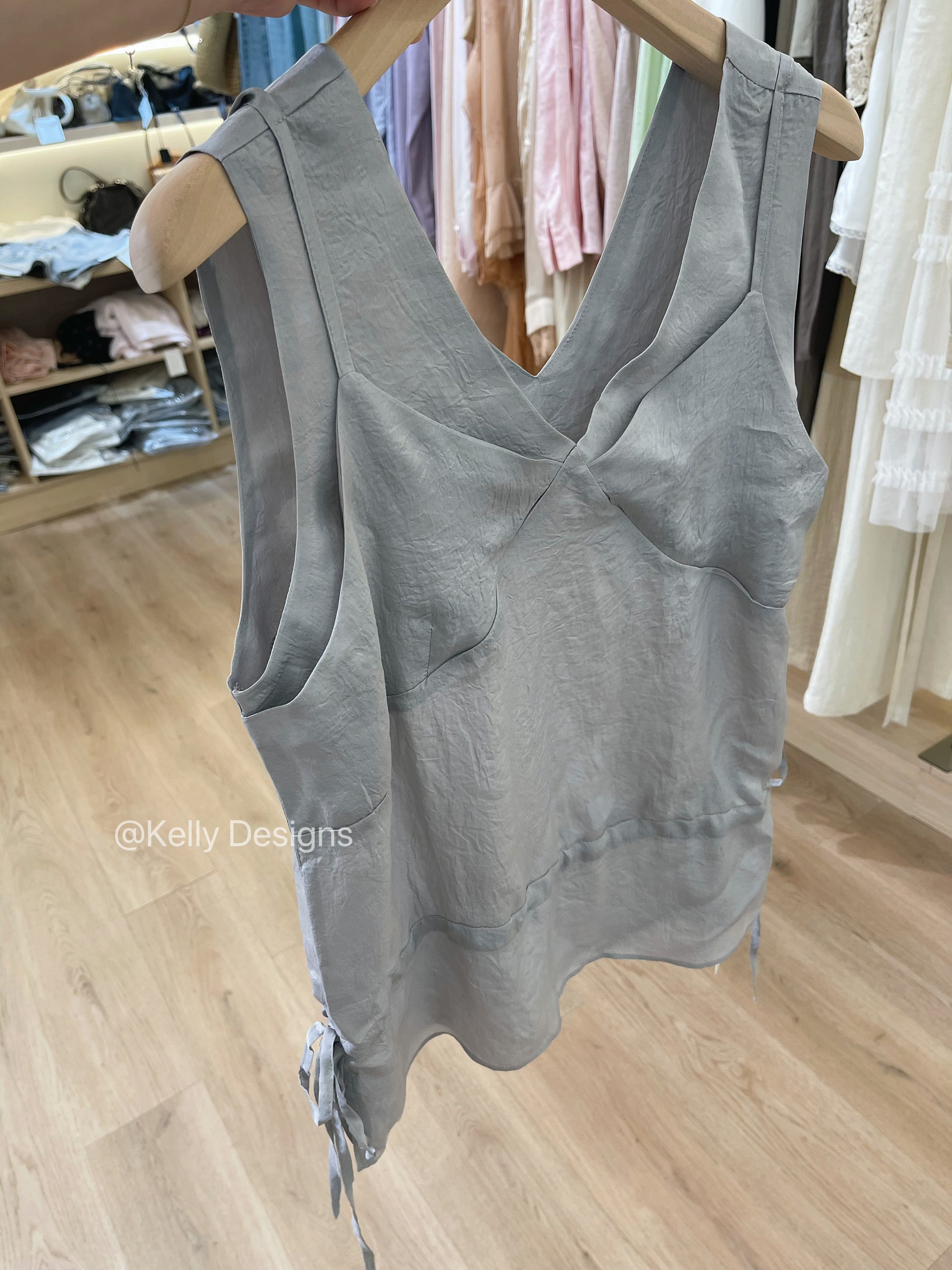 Korean APM Collection Grey Top (Instock)