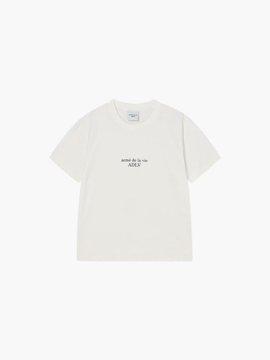 ADLV WOMAN BASIC LOGO SHORT SLEEVE T-SHIRT (Instock)